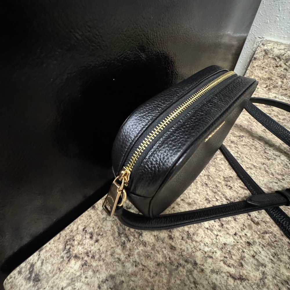 Coach Black Pebbled Leather Shoulder Bag - Picture 11 of 16